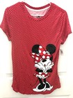 NWT Vintage Disney Parks Minnie Mouse Red Polka Dot sleep shirt  Size S — photo 6