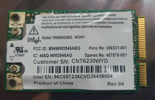 WIRELESS CARD B94WM3945ABG Intel Mini PCI-e, IEEE 802.11b/g, 54 Mbps, UNTESTED