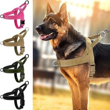 No Pull Dog Harness,Front Clip Adjustable Pet Vest, Breathable Soft Padded Mater