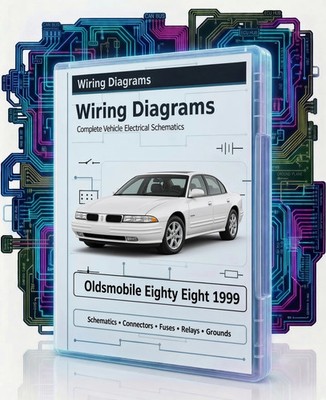 1999 Oldsmobile Eighty Eight Color Electrical Wiring Diagrams PDF on USB
