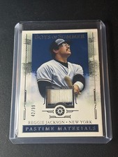 2025 Panini Boys of Summer - Pastime Materials Reggie Jackson #PM-RJ /99 (MEM)