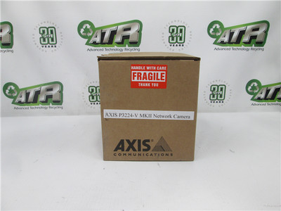 Axis P3224 V MKII Network Camera 1MP Dome PoE New