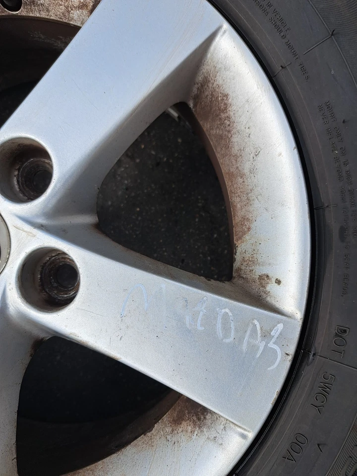 Mazda 3 1 Satz Alufelgen mit Reifen 195/65R15 15x6J CH PointS und Radial Reifen - Bild 2 von 4