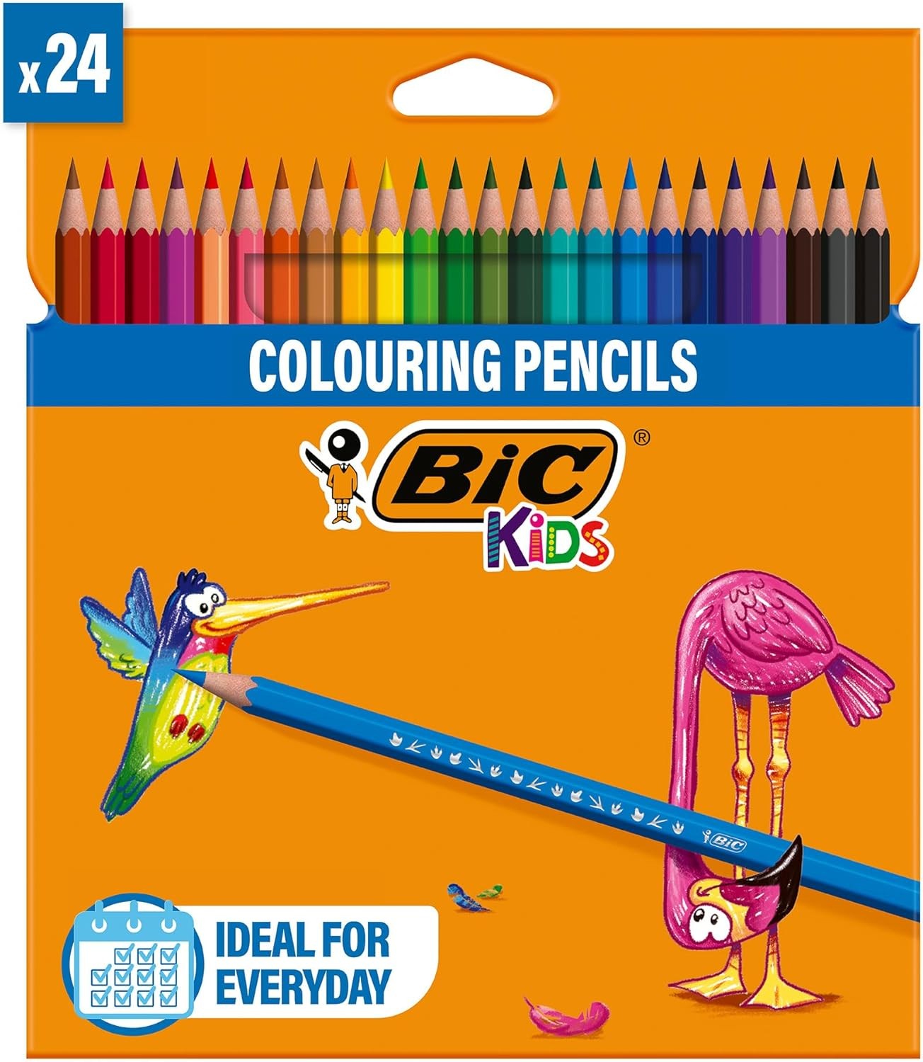 BIC Kids Tropicolours Coloured Pencils, Assorted Colouring Pencils, Back to Sch