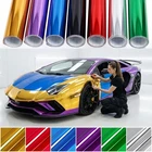 Chrome Mirror Vinyl Film Wrap Sticker Decal Stretchable Reflective Super Gloss