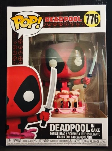 Deadpool In Cake #776 Funko Pop comes with a Mystery Mini