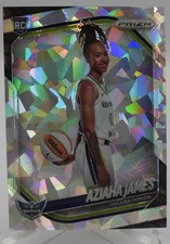 2025 Panini Prizm WNBA Aziaha James Ice Prizm RC Variation #141 Dallas Wings