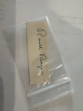 Ronald Reagan Cut Signature