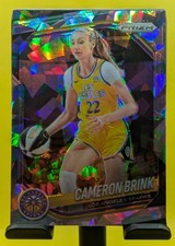 2025 Panini Prizm WNBA Cameron Brink Cracked Ice Prizm #87 Los Angeles Sparks