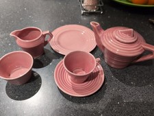 Vintage Unmarked English Art Deco Tea Set – c.1920s–1930s
