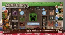 Minecraft Do-It-Yourself 3D Sticker Maker Kit New with Box
