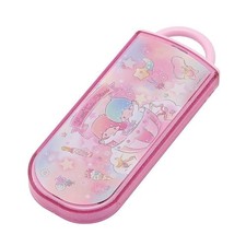 Sanrio Little Twin Stars Utensil Set Trio Spoon Fork Chopsticks 3pcs