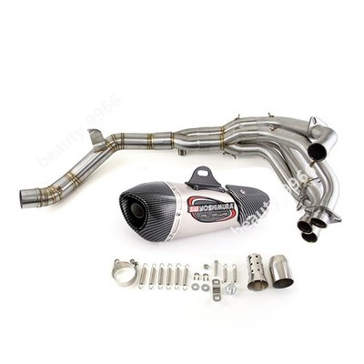 For Kawasaki Z900 2017-2025 Full Exhaust System Header Link Pipe Muffler Slip On