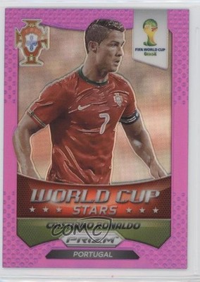 2014 Panini Prizm World Cup Stars Purple Prizm 62/99 Cristiano Ronaldo #28 7f0