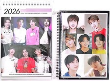 BTS Photo Calendar 2026  2027  Notebook A5 Size K-POP 2025.11-1