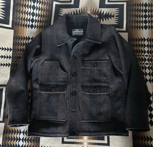 Iron Snail Mammoth Wool Jacket V1 Men’s Size Large Made In USA - product listing photo