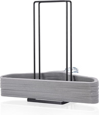 Hanger Organizer Stacker for Closet Laundry Room,Holds up 110 Wire Hanger,Black