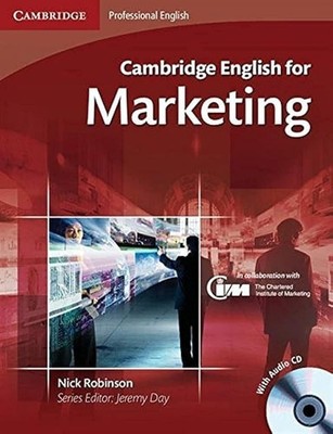 Cambridge English for Marketing Student's Book with Audio CD, Robinson, Nick, Ve