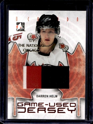 2007 In The Game O Canada Darren Helm Used Patch #1/1