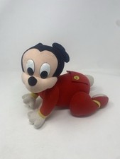 Disney Touch-n-Crawl Baby Mickey Mouse Mattel 1995 Crawling Plush