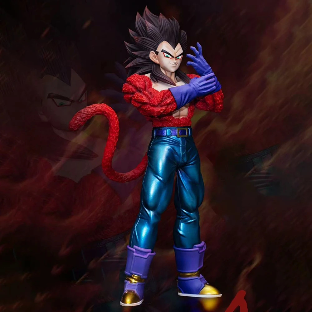 Statue Dragon Ball Vegeta Majin Super Saiyan 4 cadeau idéal pour adulte fan d'anime
