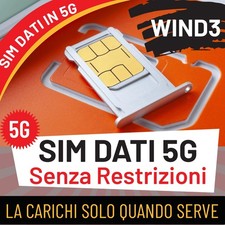 SIM DATI IN 5G SENZA RESTRIZIONI PER HOTSPOT e GAMING - GIGA ILLIMITATI IN 5G