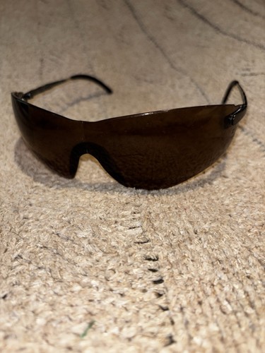 Uvex Falcon Wrap Shield Sunglasses Brown Lens Sport Y2K