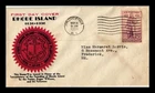 DR JIM STAMPS US COVER RHODE ISLAND TERCENTENARY FIRST DAY ISSUE SCOTT 777