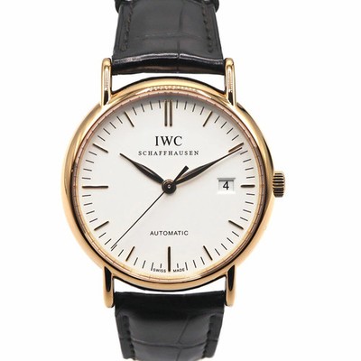 IWC Portofino IW356302 White Case Size 40mm Men's Used Watch #111011