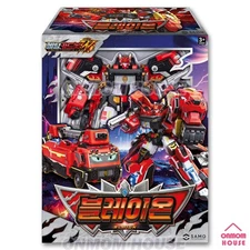 Metal Cardbot W Blaion Transformer Robot Fire Ladder Truck Korean Toy 2025