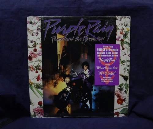 PRINCE~VERY RARE SEALED LP~PURPLE RAIN~1984 USA 1stPRESS~W/HYPE STICKER~NO CUTS