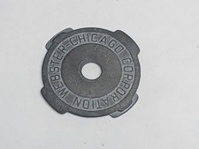 Vintage Webster-Chicago 45 RPM Record Adapter Metal Turntable Insert Chicago USA