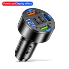 5 Ports Car Charger with PD For QC3 0 Fast Charging USB Adapter for Vehicle Use