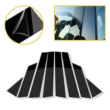 8pcs Black Pillar Posts Window Door Trim Cover For Nissan Altima 2013-2018 Decor
