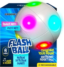 Croove 6 in 1 Brain & Memory Game Ball with Shake Detection Games, Cool... 