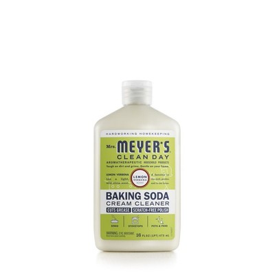 CLEAN DAY Baking Soda Cream Cleaner, Cuts Grease, Scratch-Free Polish, Lemon ...