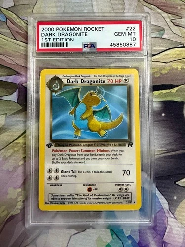 1st Edition Dark Dragonite 22/82 Team Rocket 1st Edition!