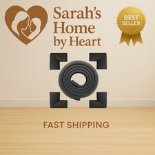 L Shape Extra Thick Furniture Table Edge Protectors Foam Baby Safety Bumper G...