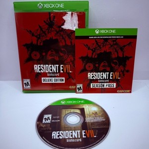 Resident Evil 7 Biohazard Deluxe Edition Xbox One CIB Complete Tested
