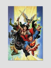 Justice League #1 Premium Giclee Print 11" x 17" DC Comics Wall Art