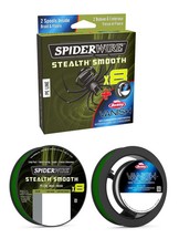 Spiderwire Stealth Smooth 8 Fishing Braid 150m + Fluorocarbon Leader Duo Spool