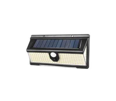 BES Lampada Solare Esterno 430 LED Applique Sensore Movimento IP65 3 Modalita' Luce