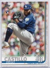 2019 Topps Series 2 Diego Castillo RC #650 Rookie Card Tampa Bay Rays. rookie card picture