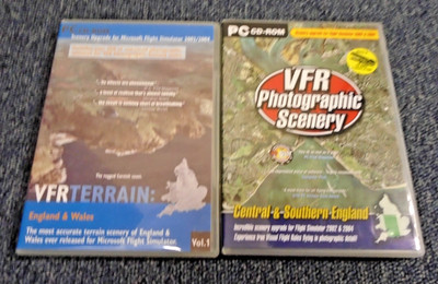 VFR Terrain Bundle - Microsoft Flight Simulator - 2x PC CD-ROM - komplett - sehr guter Zustand