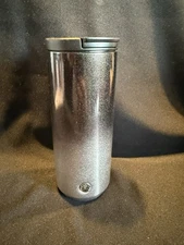Starbucks Black w/ silver Gradient Stainless Vacuum-Insulated Tumbler, 12 oz