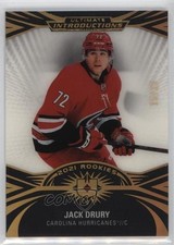 2021-22 Upper Deck Ultimate Collection Introductions Black 15/25 Jack Drury 0ze5