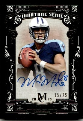 2015 Topps Museum Collection Signature Series Autographs Gold Marcus Mariota