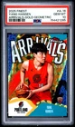 2025 Topps Finest Basketball Gold Geometric Refractor Yang Hansen #A-16 PSA 10