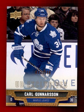 2013-14 Upper Deck Exclusives #67 Carl Gunnarsson 063/100