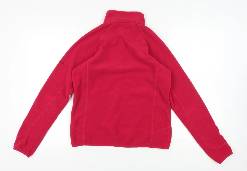 Sudadera polar Berghaus roja cuello falso para mujer M Foto 2 de 4